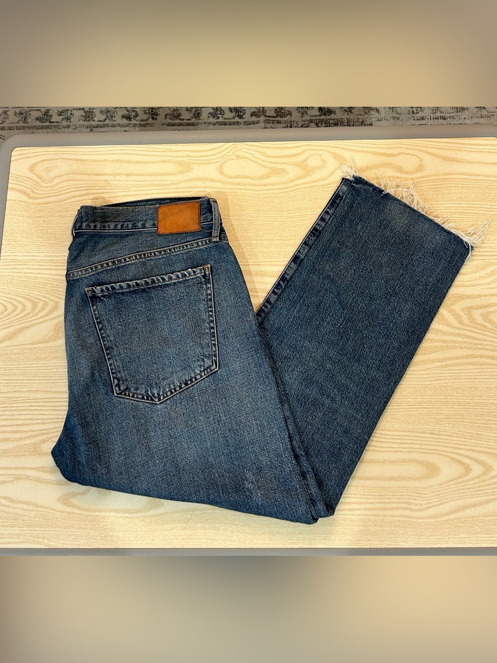 Citizens Of Humanity Dark Blue Cropped Ankle Jeans